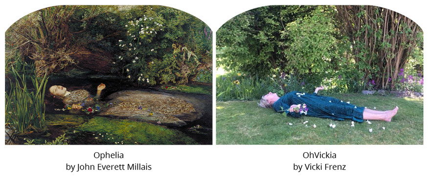 Ophelia by John Everett Millais OhVickia by Vicki Frenz&nbsp; #all4won #abdnartmuseums #gettymuseumchallenge