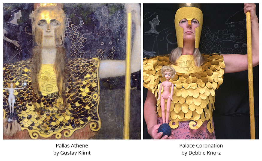 Pallas Athene by Gustav Klimt Palace Coronation by Debbie Knorz&nbsp; #all4won #abdnartmuseums #gettymuseumchallenge